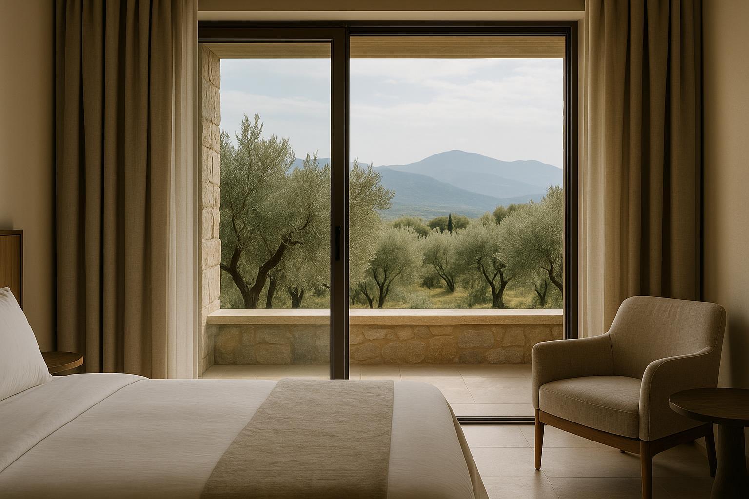 Olive Grove Suite nature-facing view